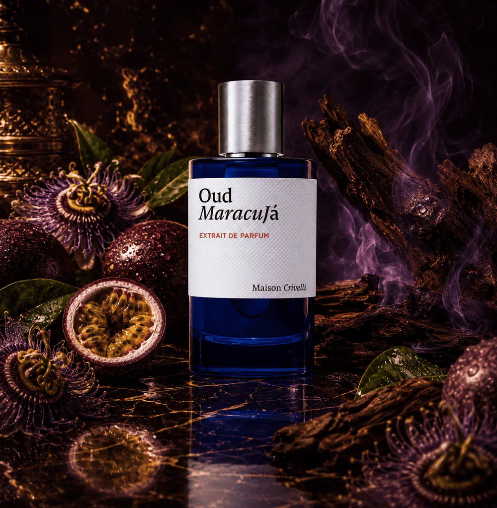 Maison Crivelli Oud Maracuja Extrait de Parfum 3.4 oz – Tropical Oud Unisex Fragrance