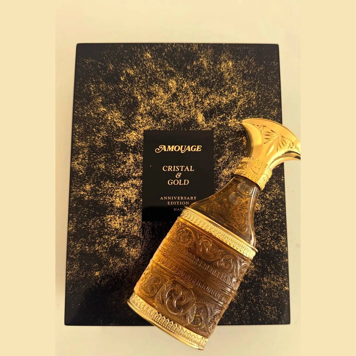 Amouage Cristal & Gold Man with presentation box